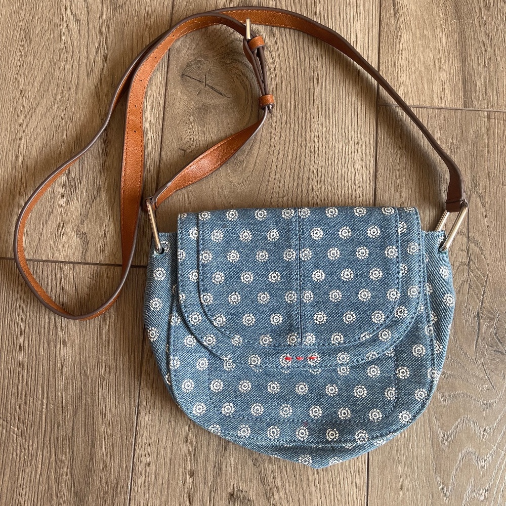 Denim Crossbody Purse